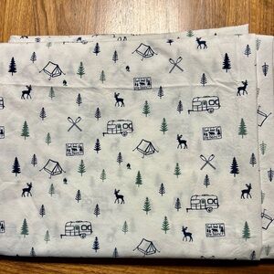 Eddie Bauer Outdoor Adventure Bedding twin flat sheet